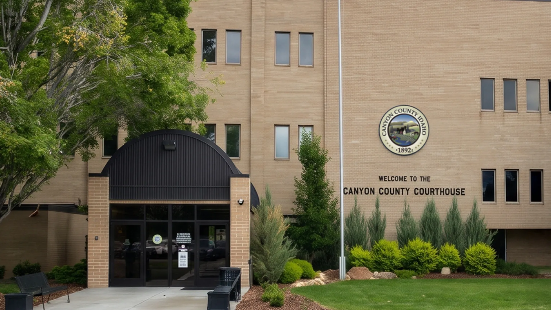Canyon County Courthouse in Caldwell, where Middleton criminal cases are heard