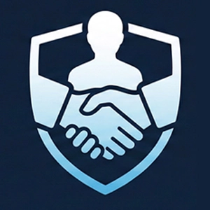 Handshake and shield icon